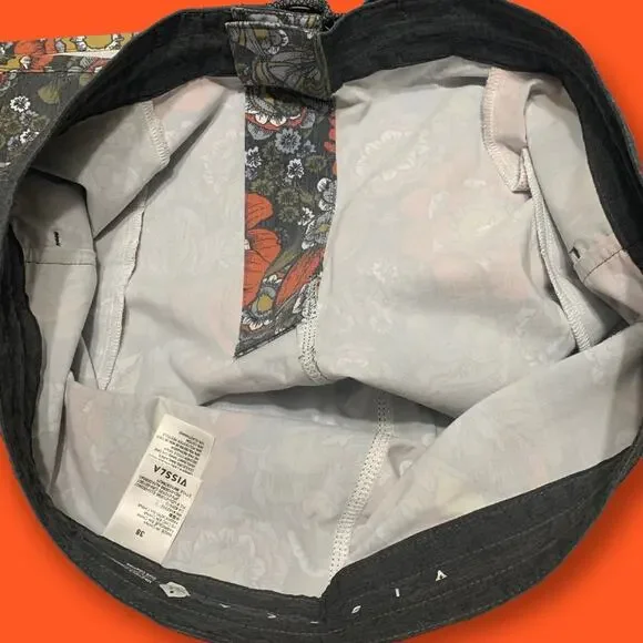 NEW Vissla Floral Trend Muy Muy Bueno Stretch Size 38 Mens Boardshort Womens - Picture 7 of 14